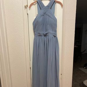 Babini Steel Blue Bridesmaid dress